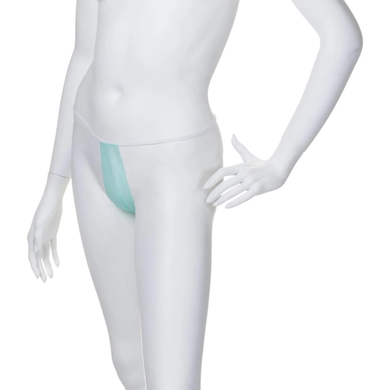 Трусы бикини женские, Мятные, спанбонд шт/слож 25шт/уп 604-326