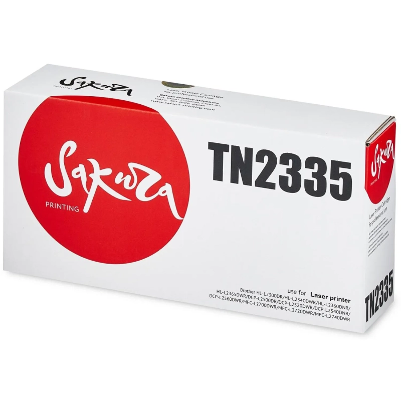 Картридж лазерный SAKURA TN-2335 чер. для Brother HL-L2300DR