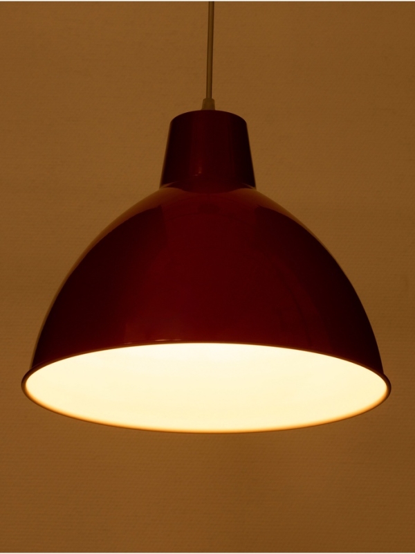 Светильник Richard 1х40Вт Е27 пр-1м красный 32,5х32,5х27см