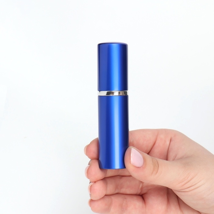 Флакон для парфюма, с распылителем, 10 мл, цвет синий Флакон для парфюма, с распылителем, 10 мл, цвет синий