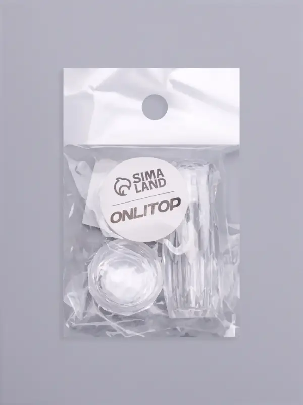 Баночки для хранения, 5/10 мл, 3 предмета, прозрачные