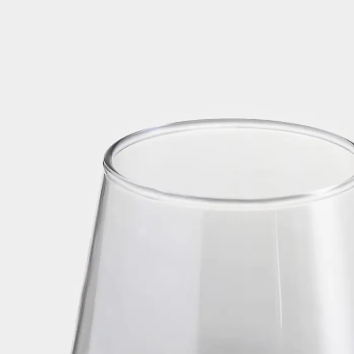 Бокал для вина, 400 мл, 8.5&times;22 см, стекло, серый