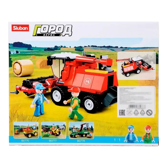 Конструктор Город Sluban &laquo;Комбайн&raquo;, 229 деталей