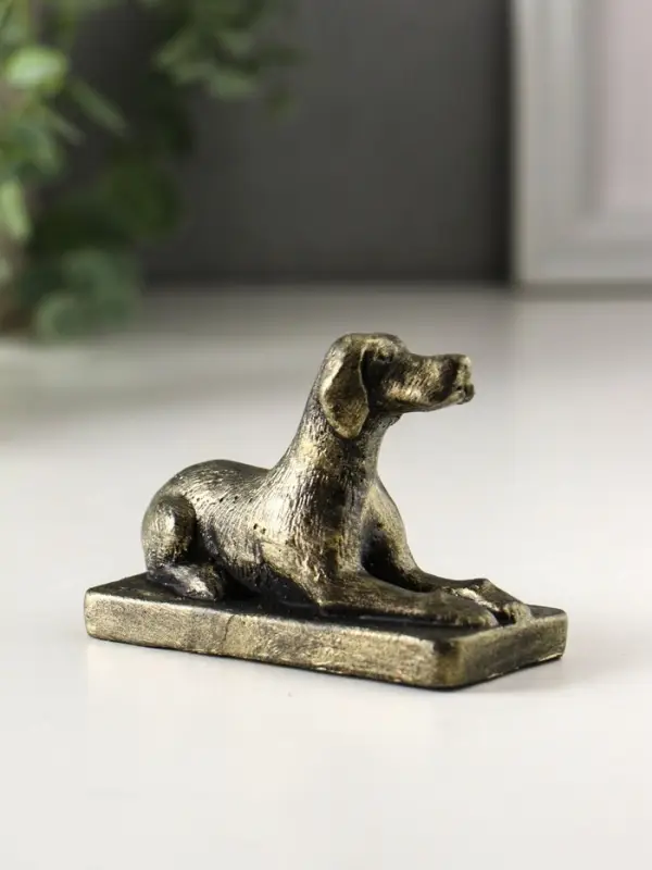 Фигурка гипс &laquo;Собачка&raquo;, 6&times;8&times;4 см