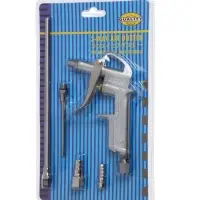 Продувочный пневматический пистолет ТУНДРА, металлический корпус, в наборе