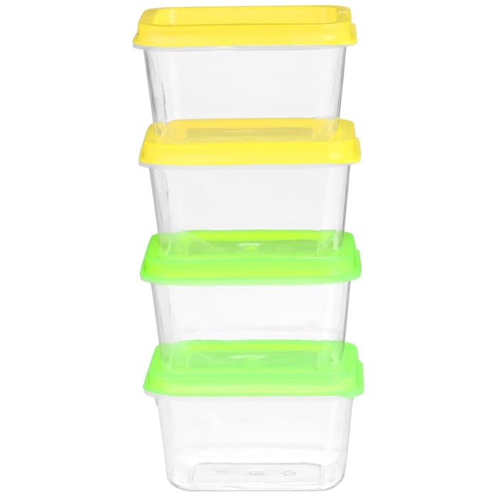 Набор контейнеров пищевых с крышками, для хранения детского питания, 8 шт., цвета МИКС Набор контейнеров пищевых с крышками, для хранения детского питания, 8 шт., цвета МИКС