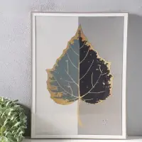 Фоторамка пластик 30х40 см "Современная классика" беж и белый 42,6х32,6х1,5 см