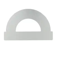 Транспортир металлический Calligrata, 10 см, 180&deg;