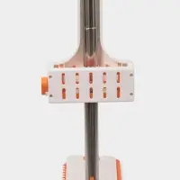 Швабра с отжимом, водосгоном и щёткой Raccoon, 2 насадки из микрофибры 50&times;11 см, стальная ручка 141 см