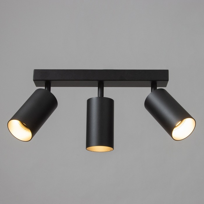 Спот Спот "Этнес" 3хGU10 черный 50х6,5х16,5 см