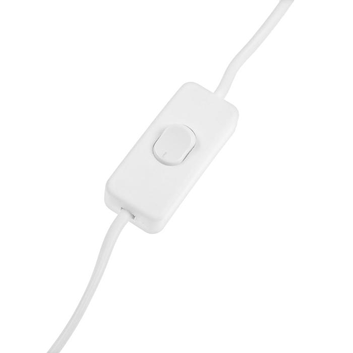 Сетевой шнур REXANT, с выключателем, 1.8 м, 2х0.75 мм2, белый Сетевой шнур REXANT, с выключателем, 1.8 м, 2х0.75 мм2, белый