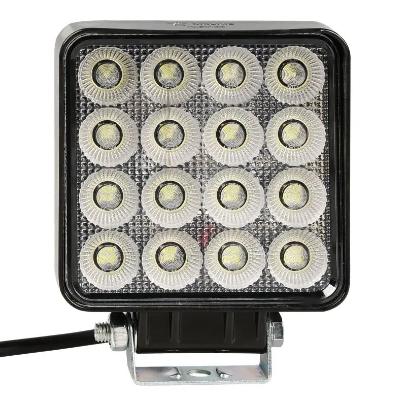 Фара светодиод. квадратная, 64LED, ближний свет, 32Вт, 108х108х47мм, 12/24В, PLUS