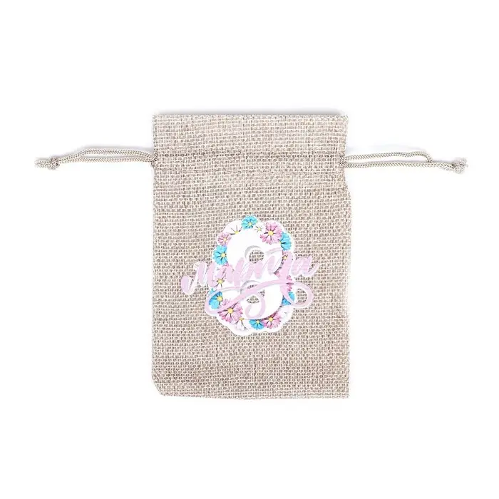 Мешок подарочный с термонаклейкой «8 марта» 10×14 см Мешок подарочный с термонаклейкой «8 марта» 10×14 см