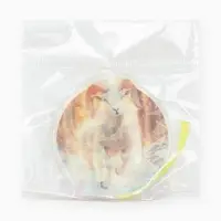 Елочная игрушка, акрил, с голографией, 5.5&times;6 см &laquo;Золотой козёл&raquo;