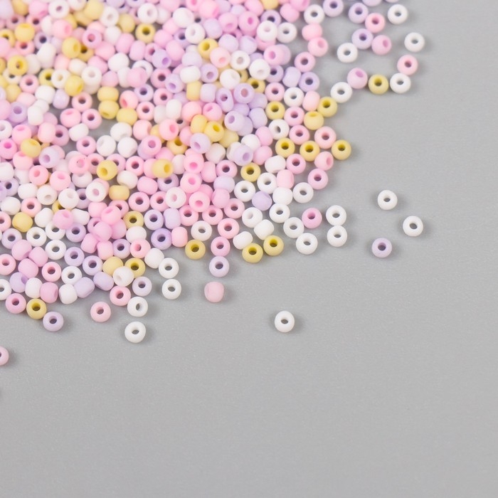 Бисер стекло 11/0  Бисер стекло 11/0 "Матовый. Меланж макарун" 10 гр