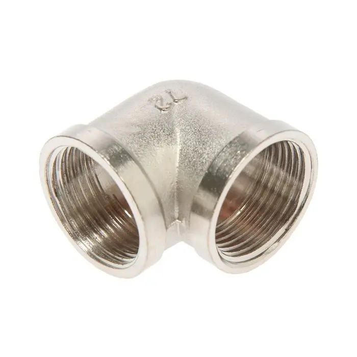 Угол ZEIN, 3/4", внутренняя резьба, никелированная латунь