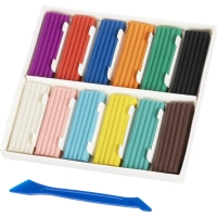 Пластилин классич Комус Класс (№1 School)ColorPics наб 12цв 240г,со стек