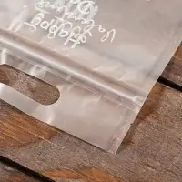 Пакет подарочный, с zip-lock застежкой, 15×23 см