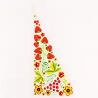 Термонаклейка &laquo;Хохлома ягодки&raquo;, уголок справа, 15&times;30 см, набор 10 шт.