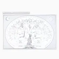 Родословная книга &laquo;Мусульманская&raquo;, зеленая, 31&times;22 см