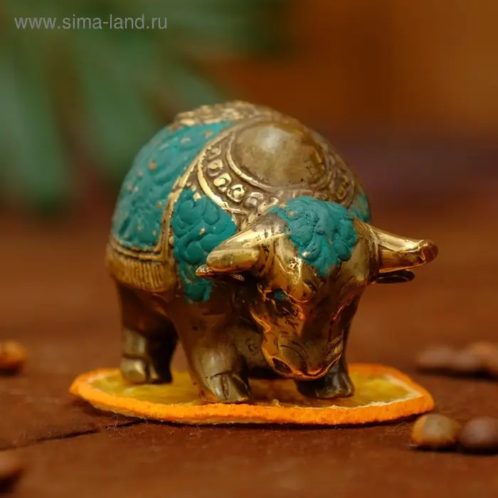 Сувенир бронза  Сувенир бронза "Бычок" 6,5х4х4,5 см