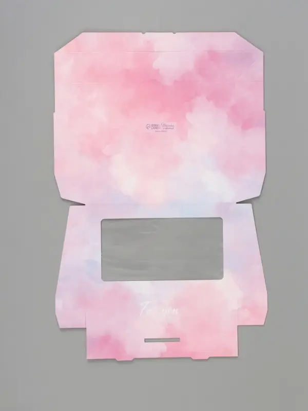 Коробка подарочная с окном &laquo;Для тебя&raquo;, 20&times;12&times;4 см, самосборная