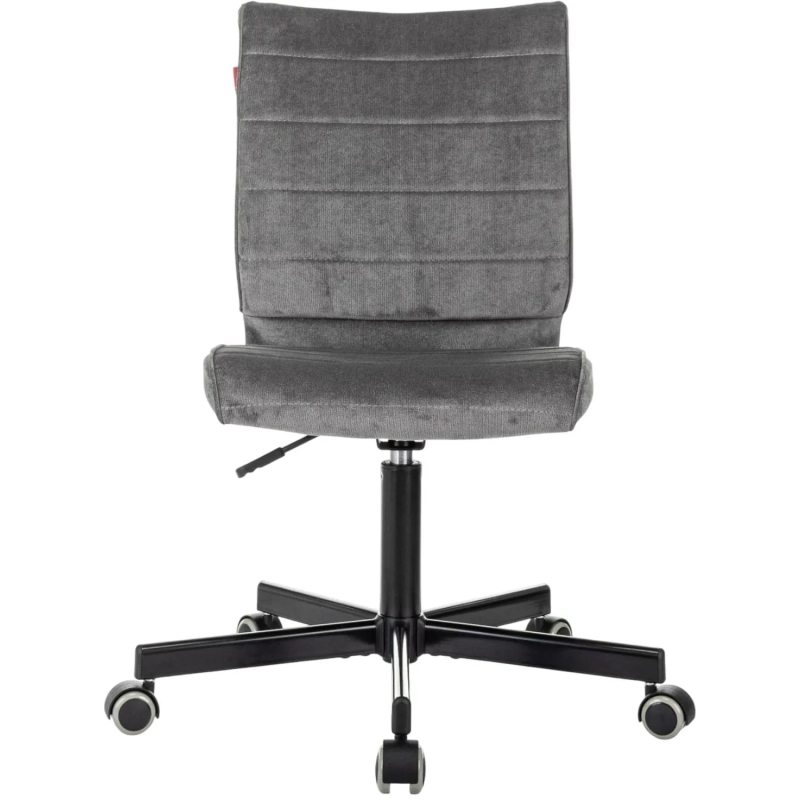 Кресло VB_EChair 303 серый Light-19 крестов. металл черный