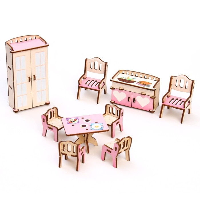 Кукольная мебель «Гостиная» Кукольная мебель «Гостиная»