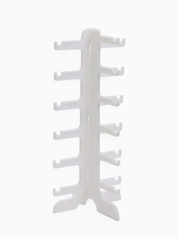 Подставка под очки 6 мест, 16&times;14.5&times;35.5 см, белая