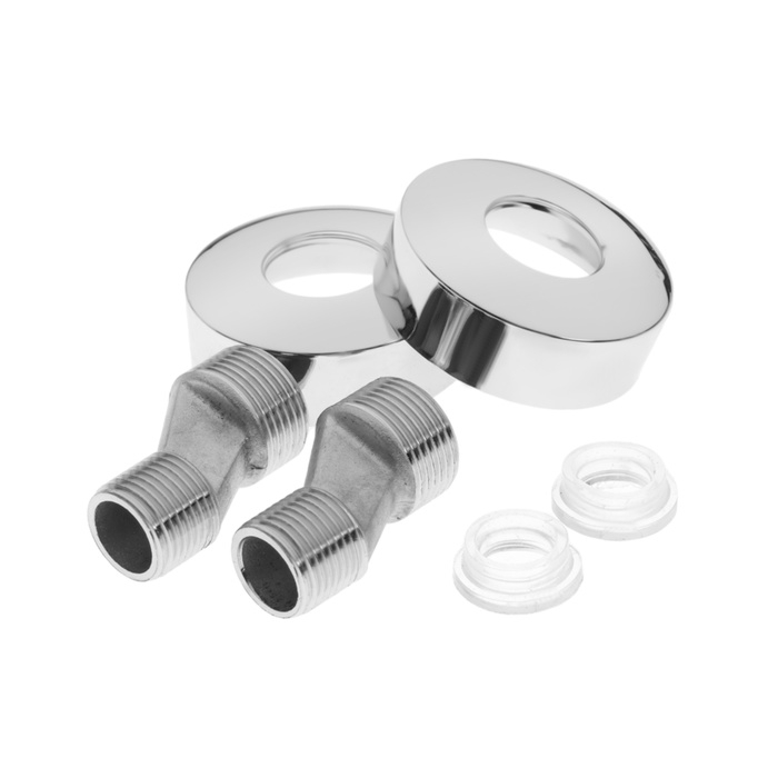 Душевая система ZEIN Z1012, смеситель, тропическая и ручная лейка, латунь, белый/хром Душевая система ZEIN Z1012, смеситель, тропическая и ручная лейка, латунь, белый/хром