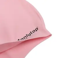 Шапочка для плавания взрослая ONLYTOP, силиконовая, 56 г, обхват 54-60 см, розовая