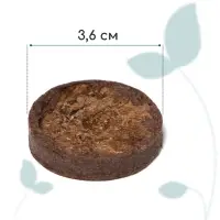 Таблетки торфяные, для рассады, d=3.6 см, с оболочкой, набор 50 шт.