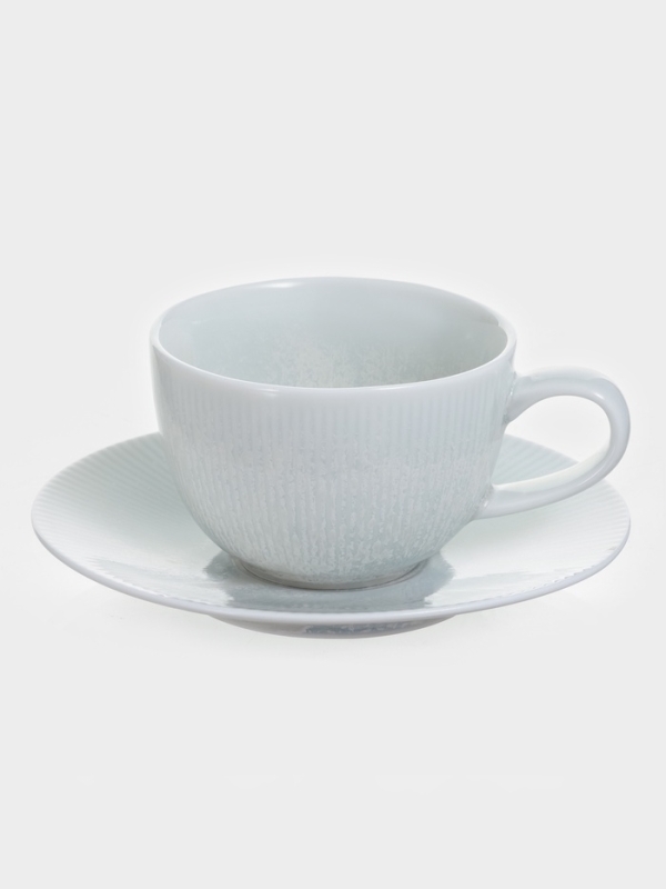 Чайная пара Magistro  Чайная пара Magistro "Willow" 220 мл, блюдце 15,5х2,1, чашка 12,1х9,3х6,2 см