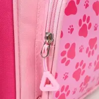 Ранец с эргономичной спинкой квадратный с доп. элементами "Мишка"