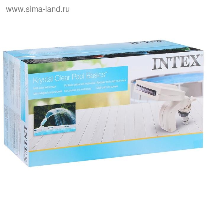 Рассеиватель светодиодный для бассейна, 4 диода, 1 адаптер d=32/38 мм, 28089 INTEX Рассеиватель светодиодный для бассейна, 4 диода, 1 адаптер d=32/38 мм, 28089 INTEX