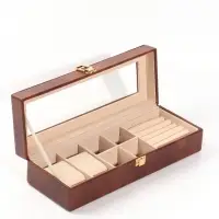 Шкатулка под часы &laquo;Гладкость&raquo;, 2 отделения, 31&times;11&times;7.5 см