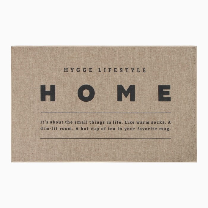 Коврик для ванной Этель Коврик для ванной Этель "HOME", 48х78 см