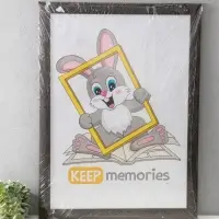 Фоторамка для фото 50х70 см "Luxe Elegance" пластик, коричневый, (пластик экран)