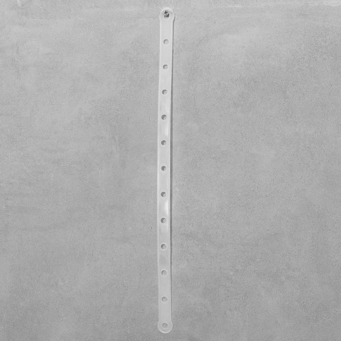 Держатель для плечиков, 13 отверстий, 48×1,8 см, набор 20 шт., цвет прозрачный Держатель для плечиков, 13 отверстий, 48×1,8 см, набор 20 шт., цвет прозрачный