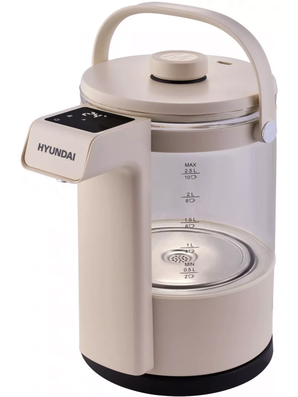 Чайник HYK-G7700 2,5л 2200Вт кремовый (стекло) Чайник HYK-G7700 2,5л 2200Вт кремовый (стекло)
