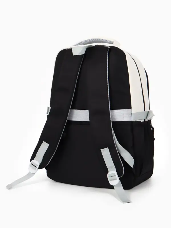 Рюкзак школьный, с кошельком, 4 кармана, 33&times;14&times;43 см, чёрный