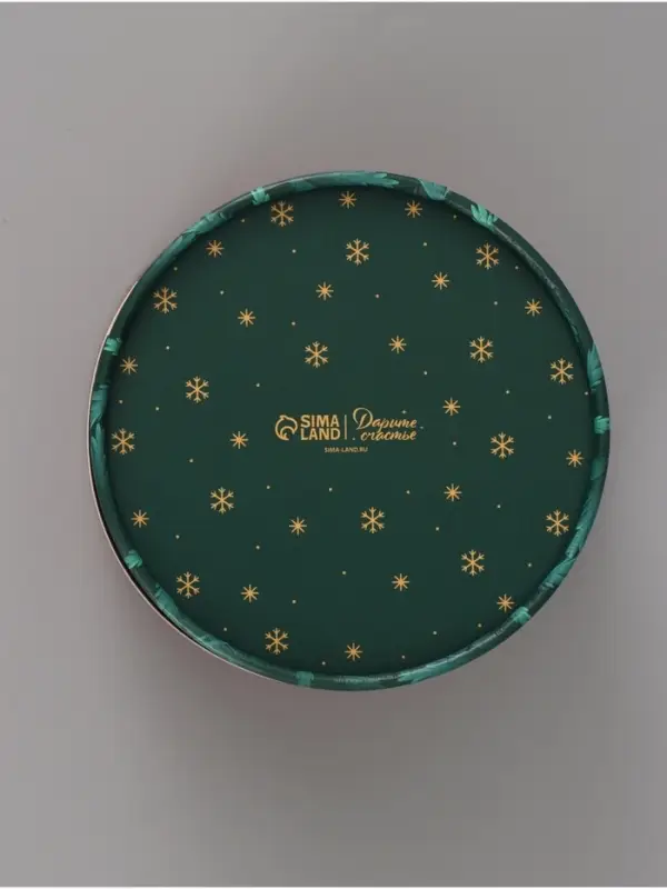 Коробка подарочная для макарун, тубус с окном &laquo;Щелкунчик&raquo;, 12&times;12&times;5 см