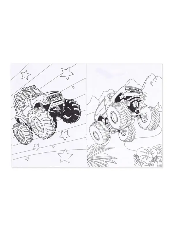 Раскраска для мальчиков &laquo;На виражах&raquo;, А4