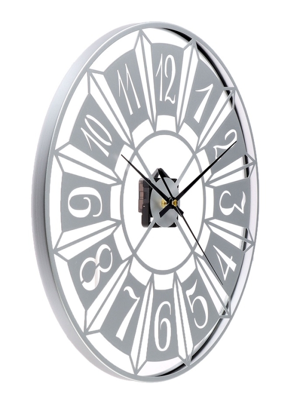 Часы настенные интерьерные «Гармошка», плавный ход, d-40 см, белые Часы настенные интерьерные «Гармошка», плавный ход, d-40 см, белые