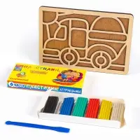 Картина пластилином &laquo;Машина&raquo;, 21&times;15 см, набор для творчества