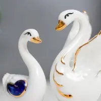 Фигурка керамика &laquo;Два лебедя: Большой любви&raquo;, 7.5&times;7&times;4.5 см