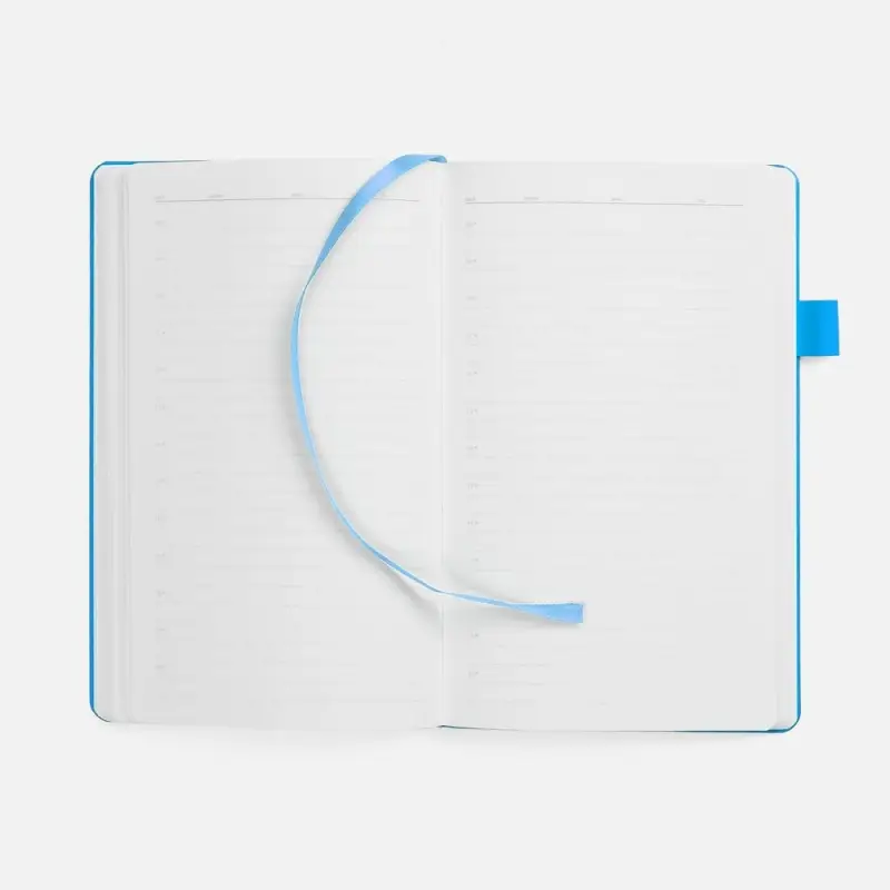 Ежедневник White Shall, недатированный, бело-голубой Ежедневник White Shall, недатированный, бело-голубой