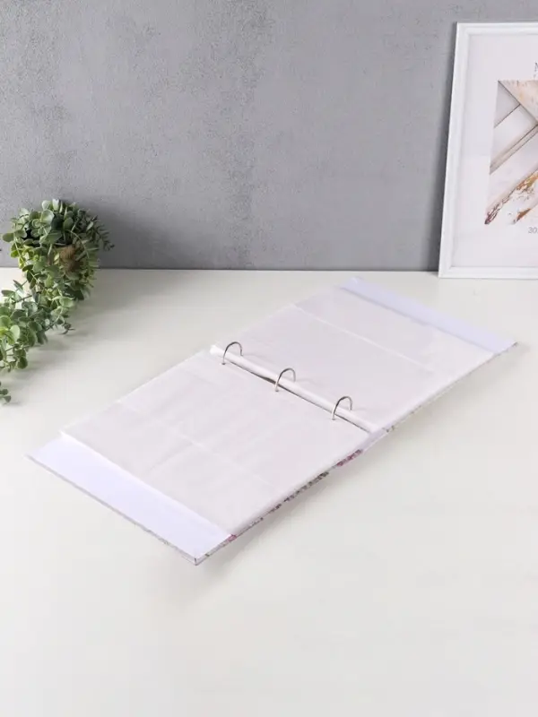 Фотоальбом 400 фото 10X15см, "Эйфелева башня"ПП карм., пер-т 3-кольца