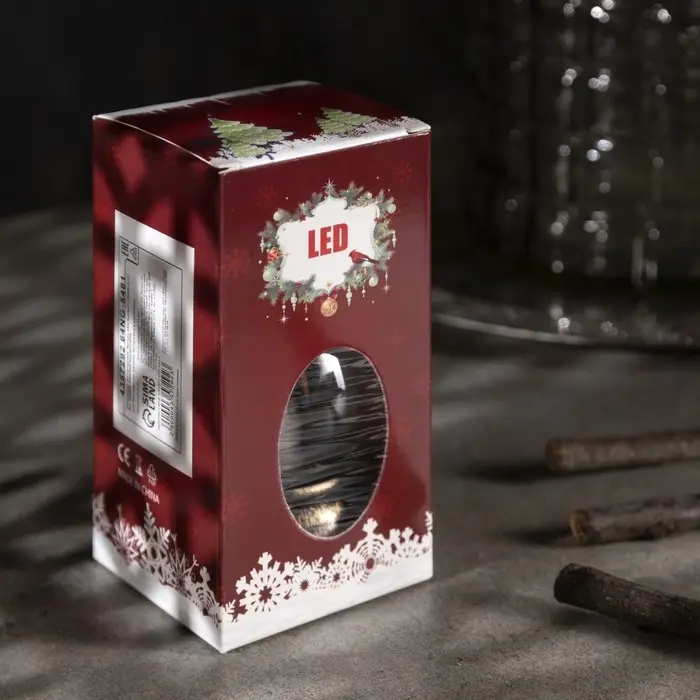 Светодиодная фигура «Бронзовый фонарь» 8 × 12 × 6 см, пластик, батарейки AG13х3 (в комплекте), свечение тёплое белое