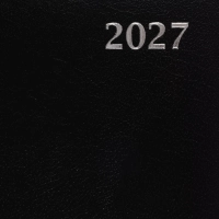 Ежедневник датированный 2027 Attache А5 168л 138x213мм балакрон черн